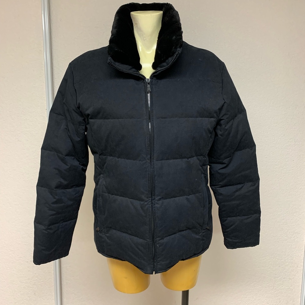 Andrew Marc (Marc New York) charcoal black down jacket. Size Medium
